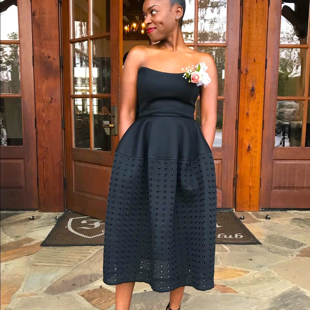 Nicholas Black strapless dress